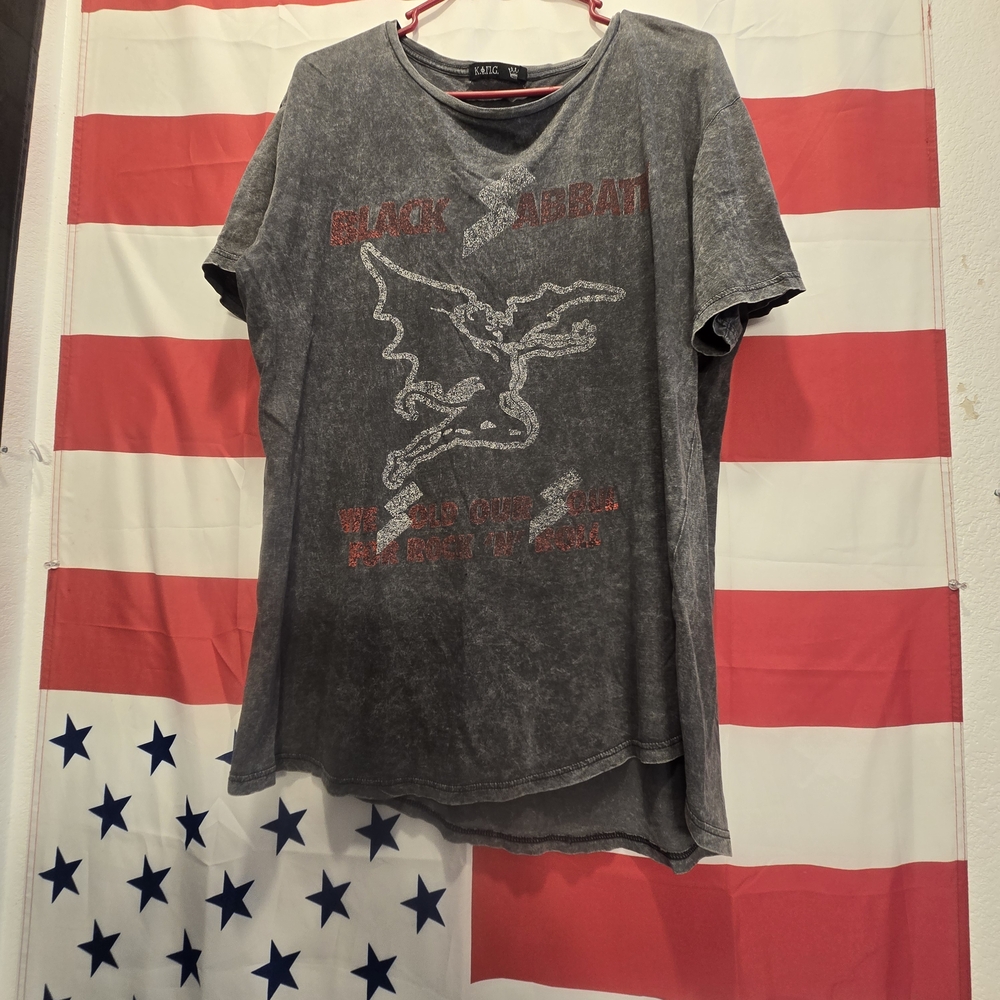 Black Sabbath Gray Short Sleeve Tee